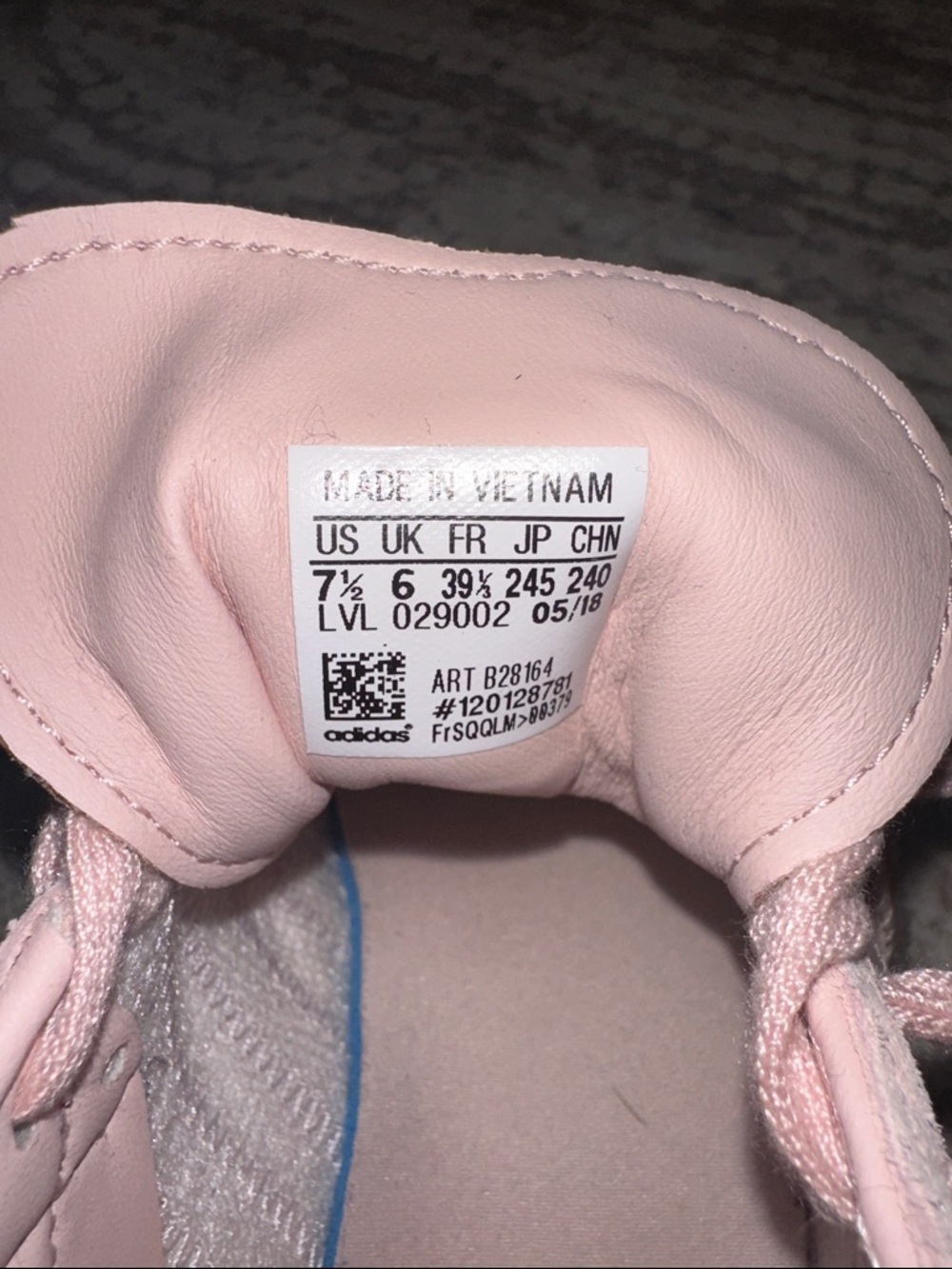 adidas Pink Suede Samba Sambarose Sneakers with Gum Sole - Picture 6 of 7